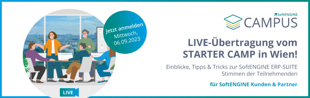 Live Übertragung aus dem STARTER CAMP 2023 aus Wien